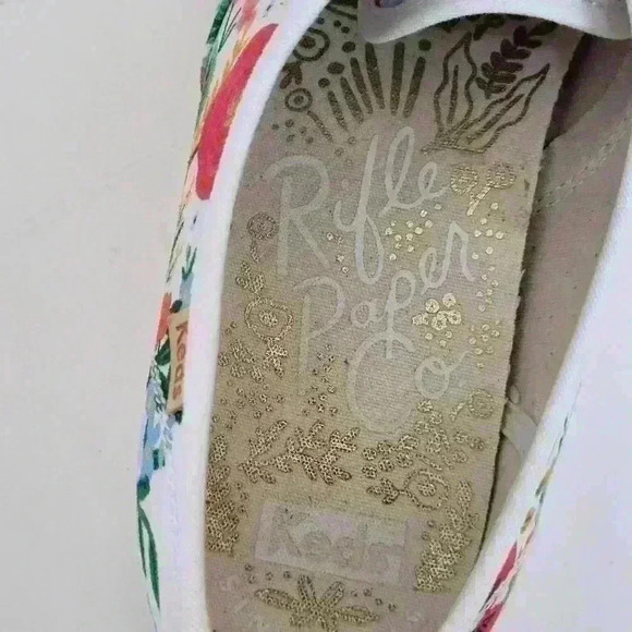 Keds x Rifle Paper Company Floral Sneakers Shoes  Sz 10 - Picture 10 of 14